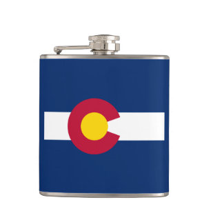 Flasques Colorado : Le drapeau américain du centenaire