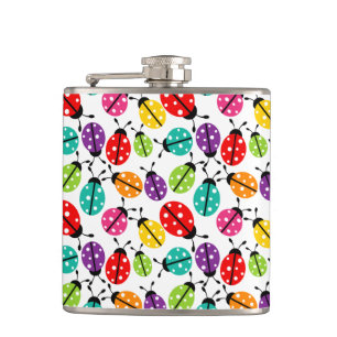 Flasques Coloré mignon Lady Bug Motif sans joint