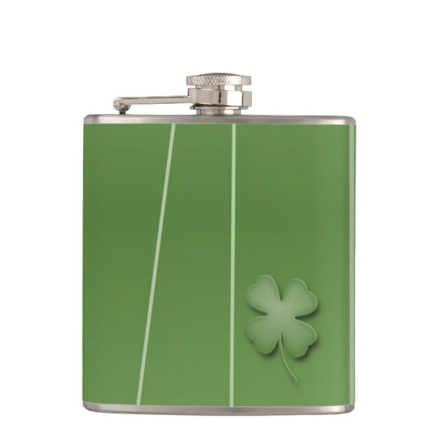 Flasques Conception de Clover Irlandais (Devant)