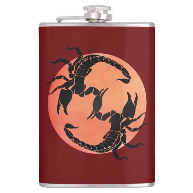 Flasques Conception graphique Tribale Scorpion (Devant)