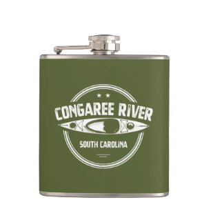 Flasques Congaree River Caroline du Sud Kayaking
