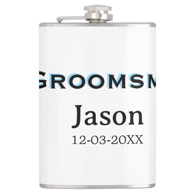 Flasques Cortège du marié garçon d'honneur enterrement de v (Devant)