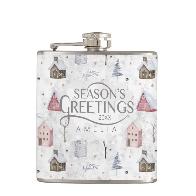 Flasques Cosy Home Christmas Pink ID985 (Devant)