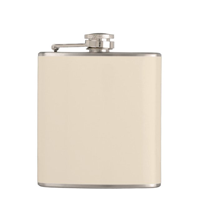 Flasques Couleur uni Champagne beige (Devant)