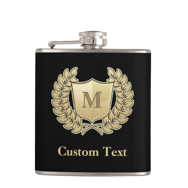 Flasques Couronne avec bouclier (Devant)