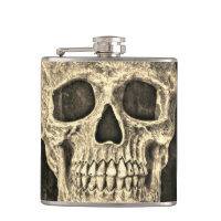 Crâne humain gothique Grunge de texture noire beig