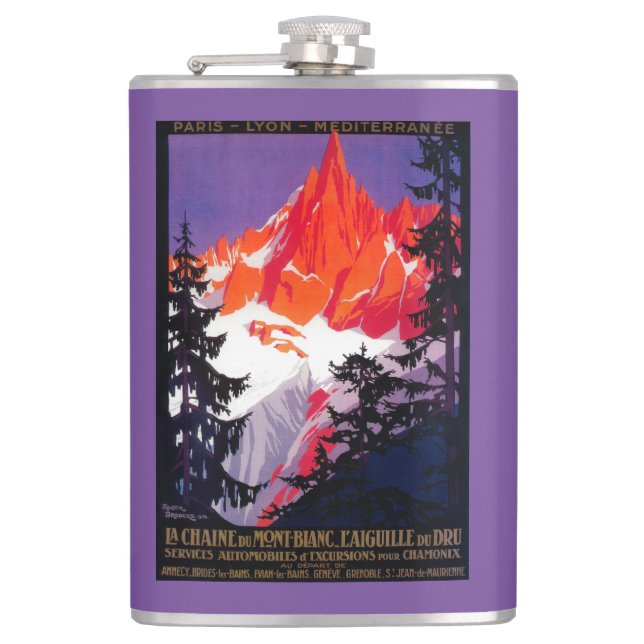 Flasques Cru PosterEurope de Chaine De Mont Blanc de La (Devant)