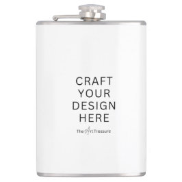 Flasques Custom Printed 8 oz Flask  –Upload Your Own Design