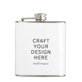 Flasques Custom Printed Flask  – Upload Your Own Design