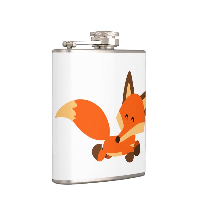Flasques Cute Fleet Cartoon Fox Hip Flask (Droite)