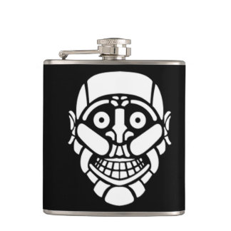 Flasques Cybersmily logo Cyberpunk flask