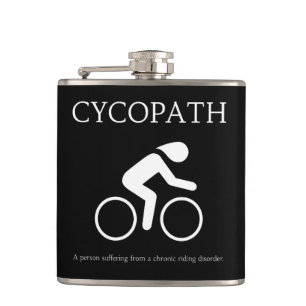 Flasques Cycopath, j'adore les vélos, la nouveauté amusan