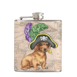 Flasques Dachshund Pirate