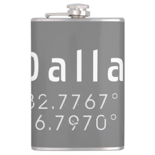 Flasques Dallas Latitude et Longitude