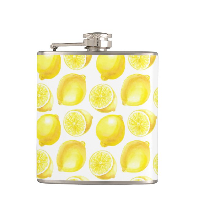 Flasques Design motif citron (Devant)