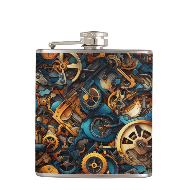 Flasques Design Steampunk (Devant)