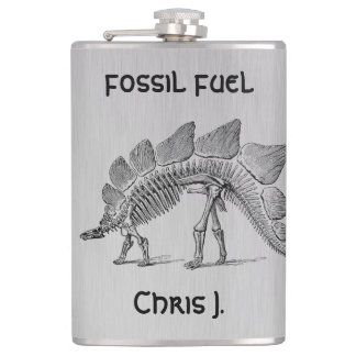 Flasques Dinosaure Squelette Fossile Carburant sur la conce