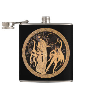 Flasques Dionysus et les Satyrs