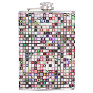 Flasques Distress Retro Joaillier Tones Mosaïque Carreaux M