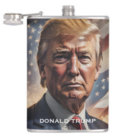 Flasques Donald Trump Presdent Portrait