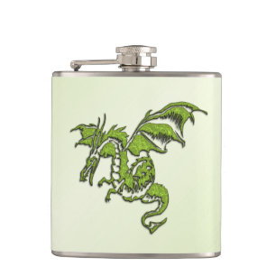 Flasques Dragon Volant Vert