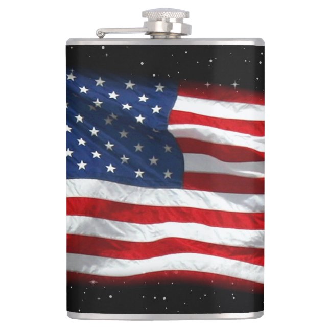 Flasques Drapeau américain patriotique États-Unis (Devant)