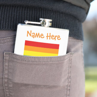 Flasques Drapeau arc-en-ciel personnalisé de la fierté LGBT
