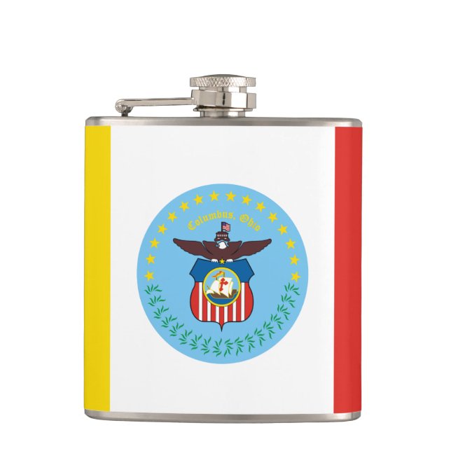 Flasques Drapeau de Columbus, Ohio Flask (Devant)