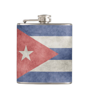 Flasques Drapeau de Cuba Grunge