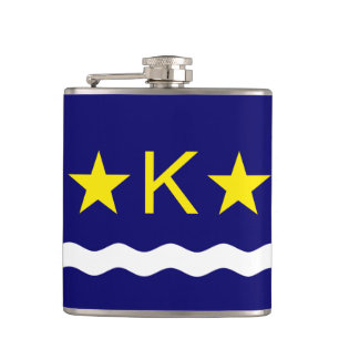 Flasques Drapeau de Kinshasa, Congo Hip Flask