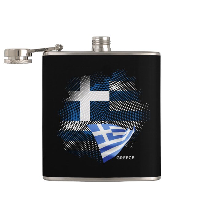 Flasques Drapeau de la Grèce (Ouvert)