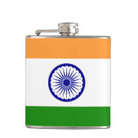 Drapeau de l'Inde Fiole enveloppée de vinyle