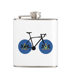Flasques Drapeau de Pennsylvanie à vélo