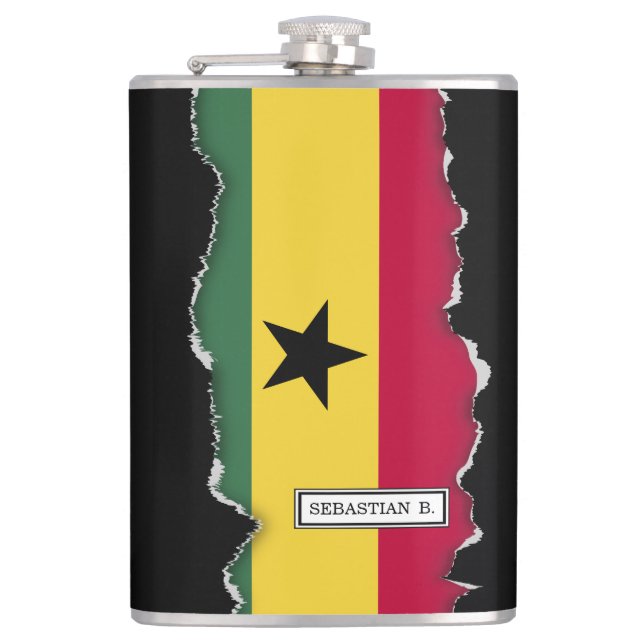 Flasques Drapeau du Ghana (Devant)