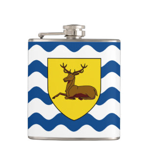 Flasques Drapeau du Hertfordshire Fiole de hanche