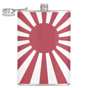 Flasques Drapeau du soleil levant impérial du Japon, Edo à