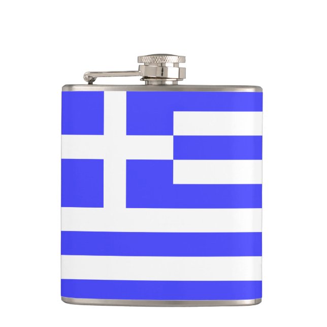 Flasques Drapeau grec total (Devant)