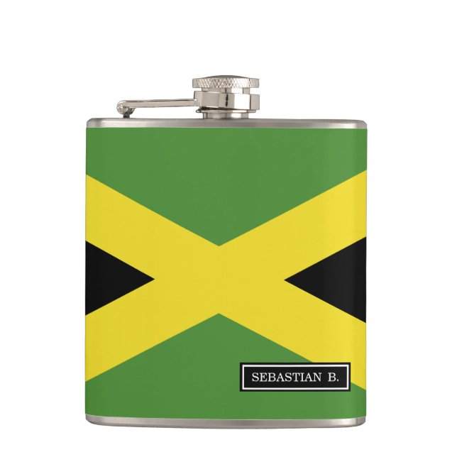 Flasques Drapeau jamaïcain (Devant)