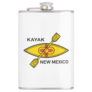 Flasques Drapeau Kayak Nouveau-Mexique