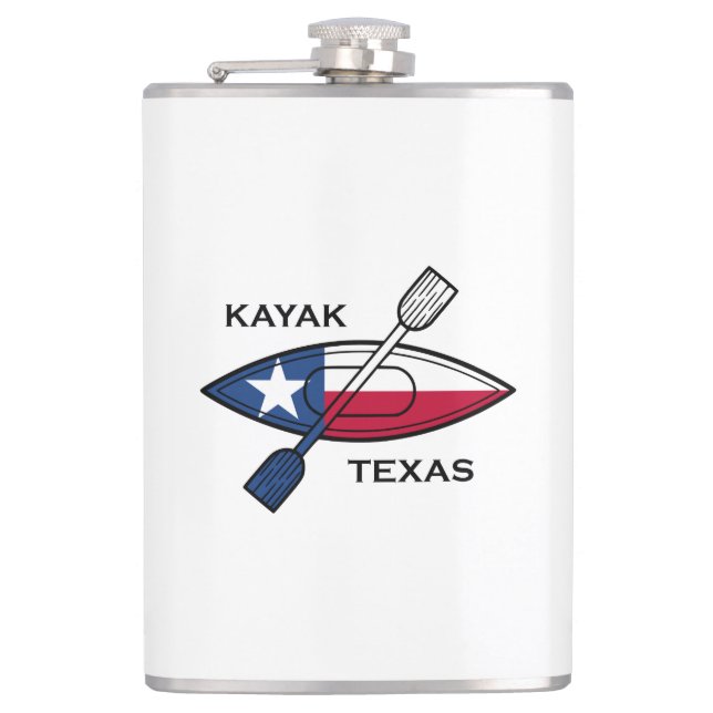 Flasques Drapeau Texas Kayak (Devant)