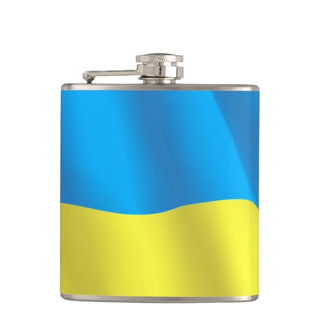 Flasques Drapeau Ukraine (Devant)