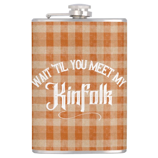 Flasques Drôle Rencontrez le Kinfolk Rustic Country (Devant)