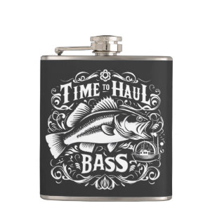 Flasques Drôle temps pour Haul Bass Fishing Bateau