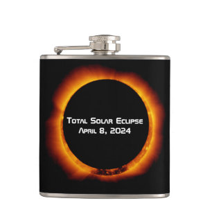 Flasques Éclipse solaire totale 2024