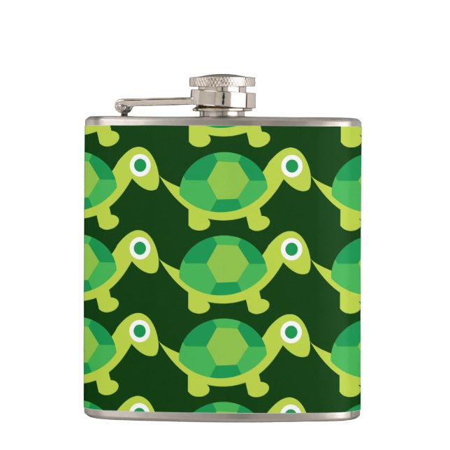 Flasques Éco-Friendly Turtle Drinking Flask (Devant)