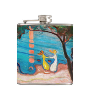 Flasques Edvard Munch - Danse sur la plage