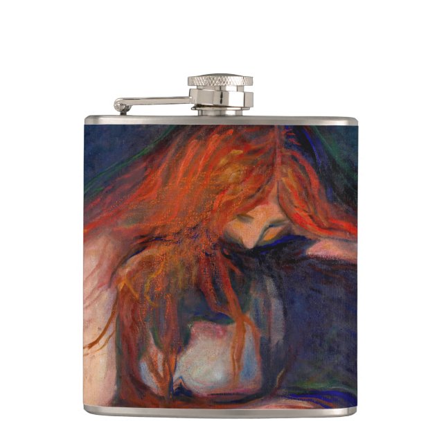Flasques Edvard Munch - Vampire / Amour et douleur (Devant)