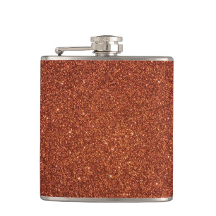 Flasques Elégant Luxe Faux Parties scintillant Rose Rose Or