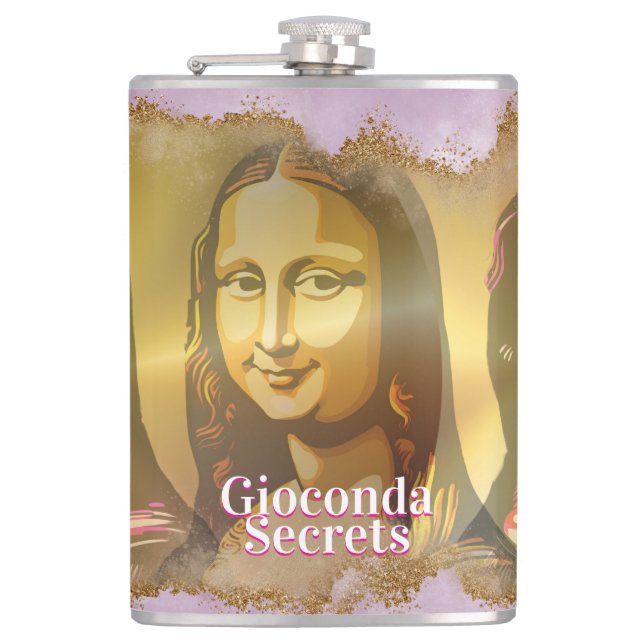 Flasques Elegant Mona Lisa Gioconda Leonardo Da Vinci (Devant)