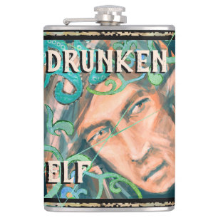 Flasques Elfe en bois vert ivre Elvish Brew